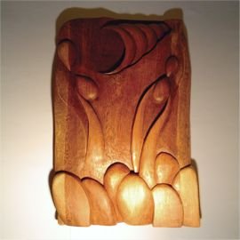 Sculptura Lemn de stejar, basorelief, 75 x 50 cm
colecţia personală - Ideal
