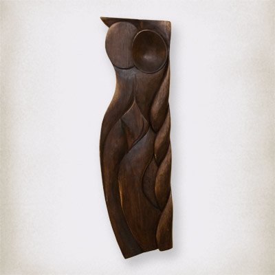 Sculptura Lemn de stejar, basorelief, 90 x 28 cm - Nud V