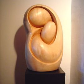 Sculptura Lemn de tei, 46 cm
colecţia personală - Maternitate III