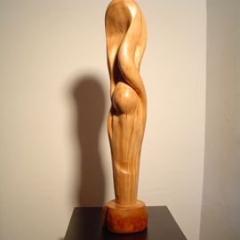 Sculptura Lemn de corn, 62 cm
colecţie particulară - Timiditate I