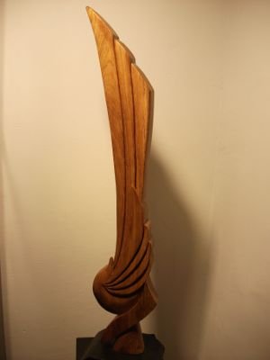 Sculptura Lemn de stejar, 95 cm
colecţia personală - Pasăre XIV