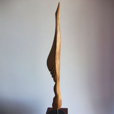 Sculptura Lemn de stejar, 80 cm
colecţie particulară - Pasăre XXII